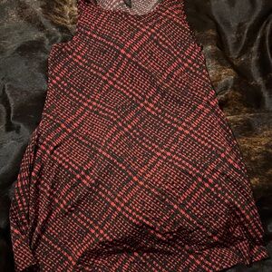 Stylish Red and Black Women's Dress